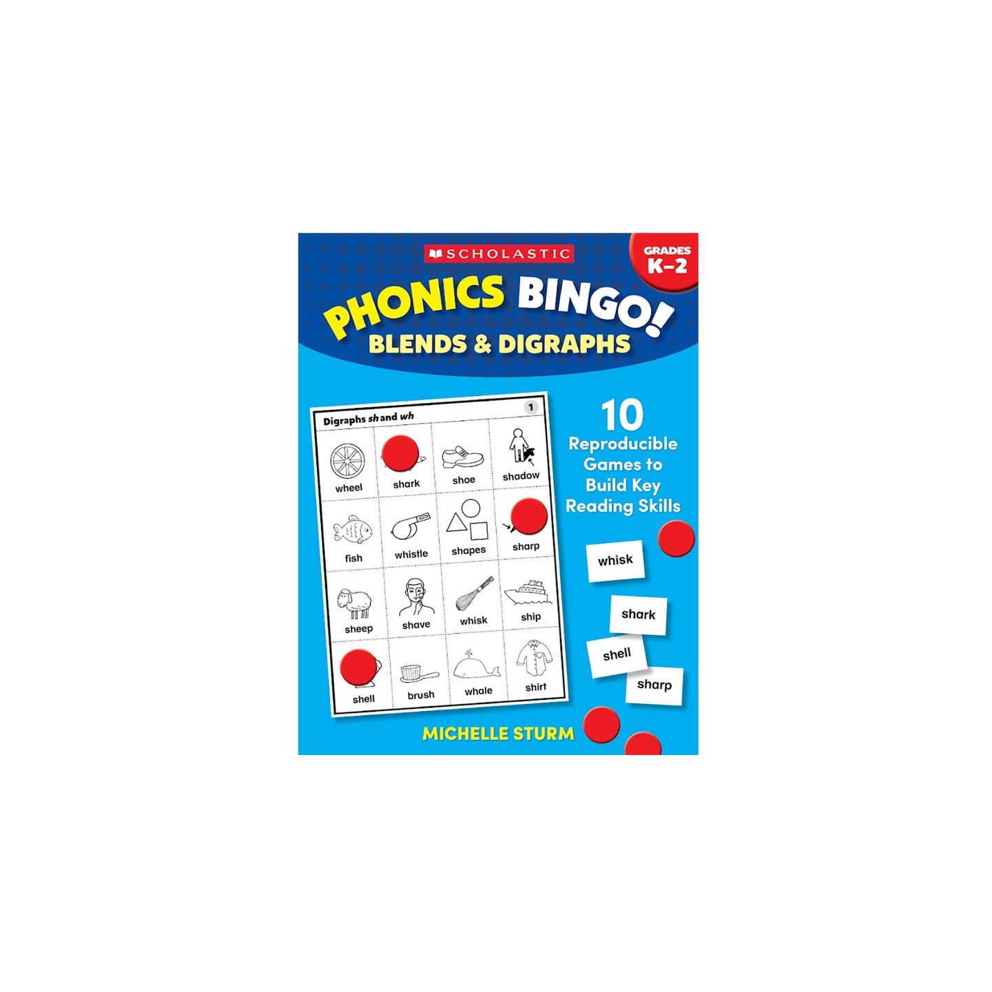 Scholastic Teaching Solutions Phonics Bingo: Blends & Digraphs Activity Book