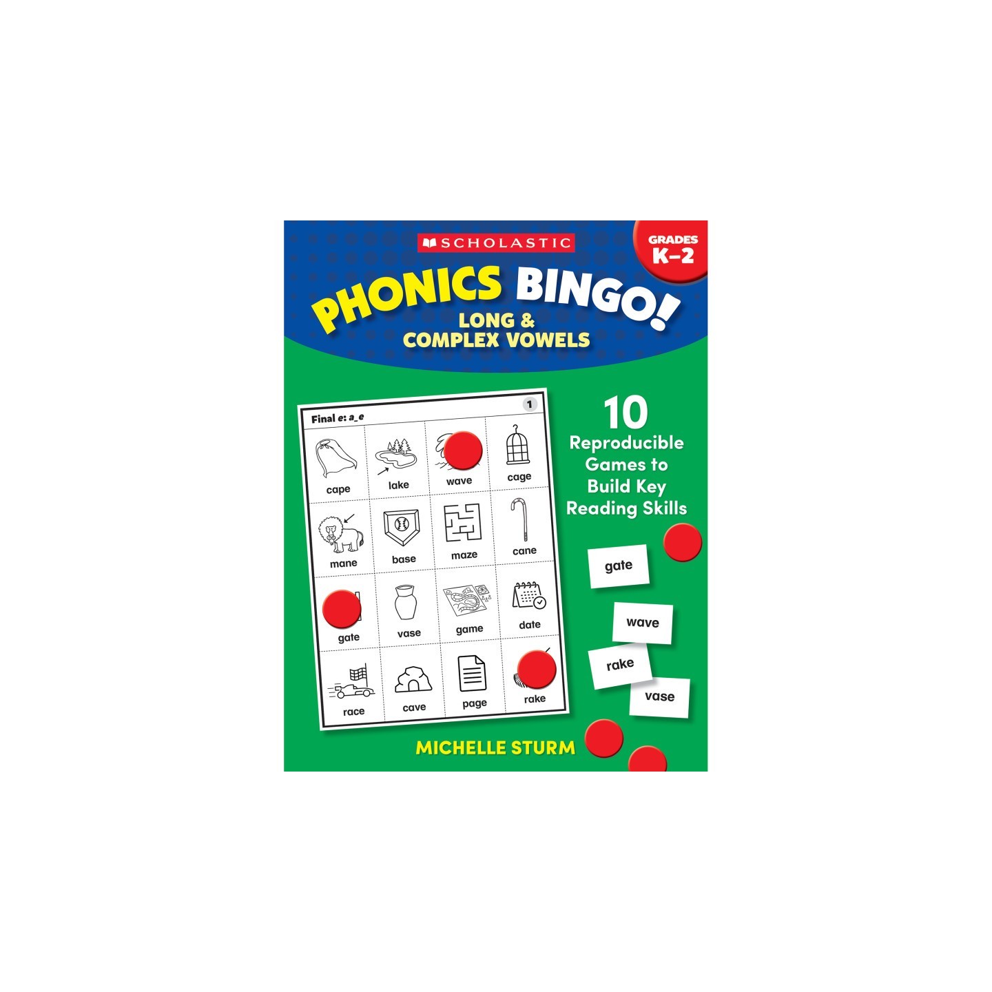 Scholastic Teaching Solutions Phonics Bingo: Long & Complex Vowels Activity Book
