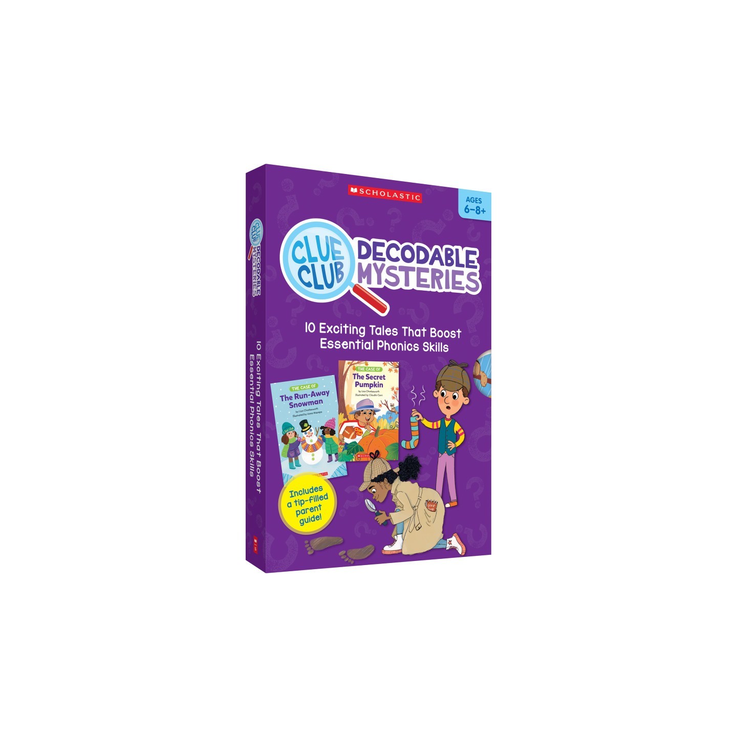 Scholastic Teaching Solutions Clue Club Decodable Mysteries, Single-Copy Set, 10 Books