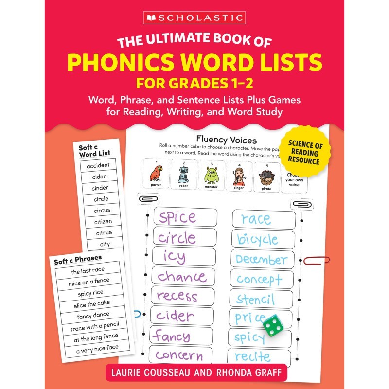 Scholastic Teaching Solutions The Ultimate Book of Phonics Word Lists: Grades 1-2