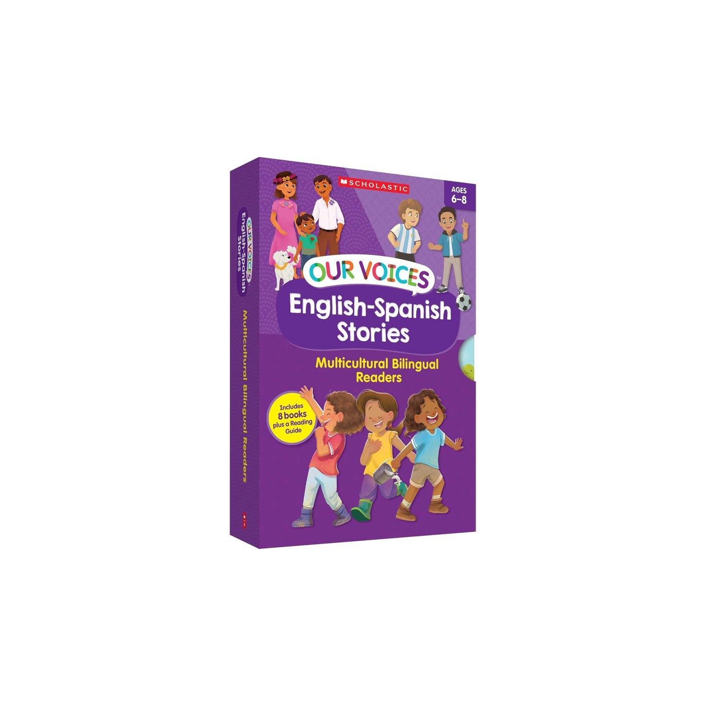 Scholastic Teaching Solutions Our Voices: English-Spanish Stories, 8 Books