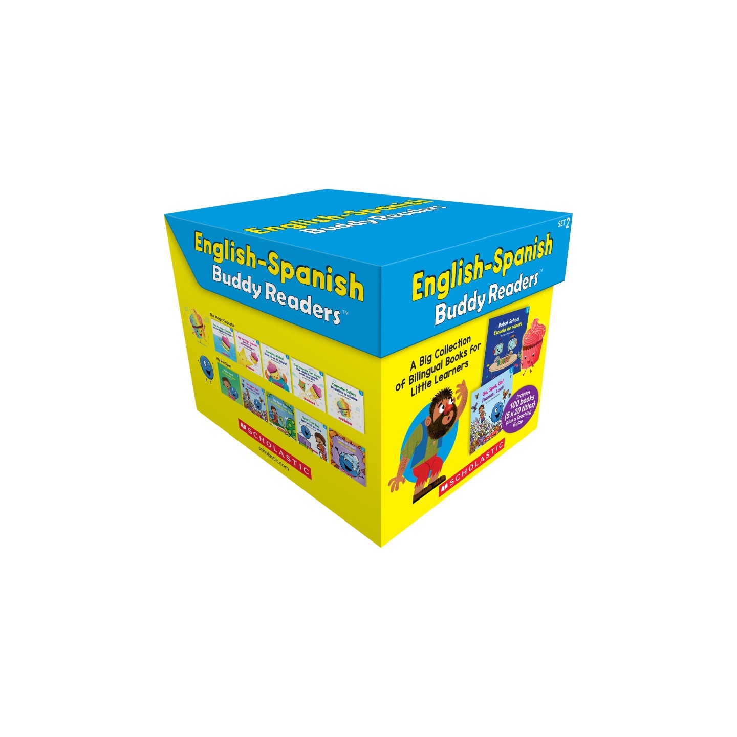 Scholastic Teaching Solutions English-Spanish Buddy Readers: Set 2, Multiple-Copy Set, 100 Books