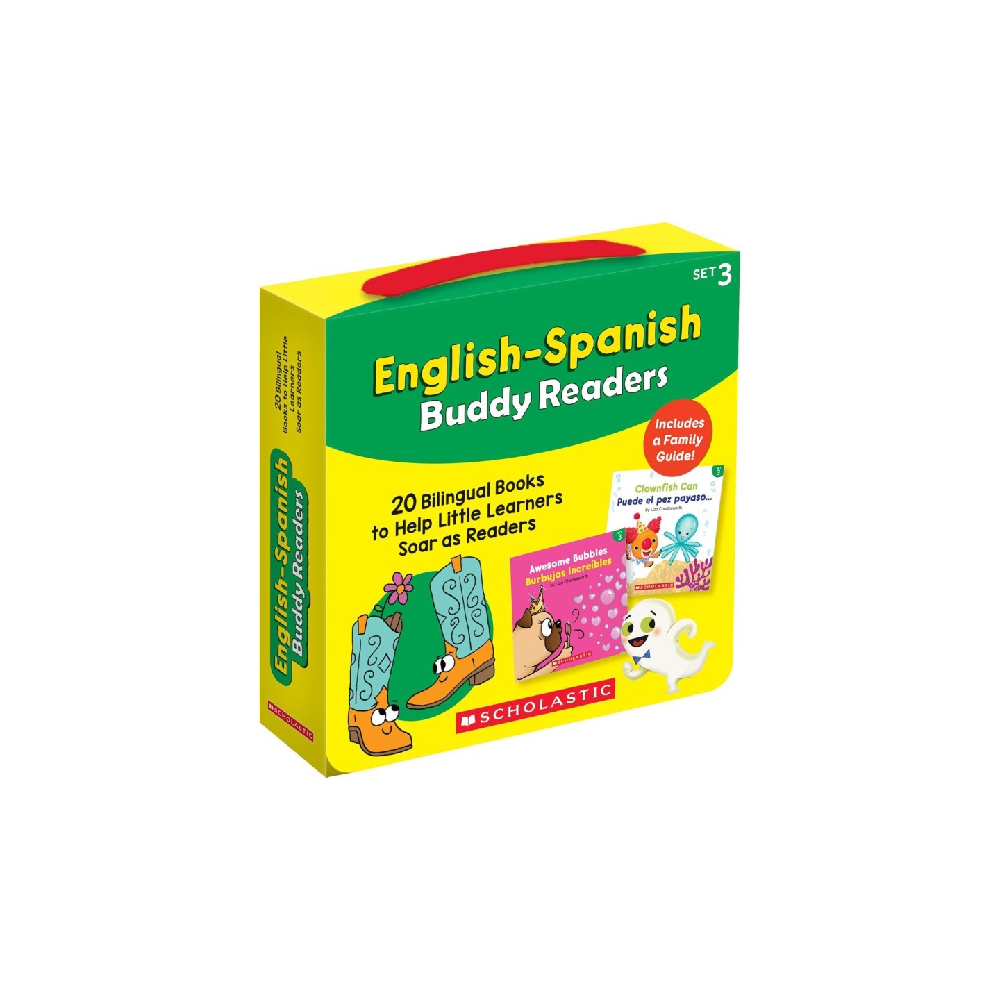 Scholastic Teaching Solutions English-Spanish Buddy Readers: Set 3, Single-Copy Set, 20 Books