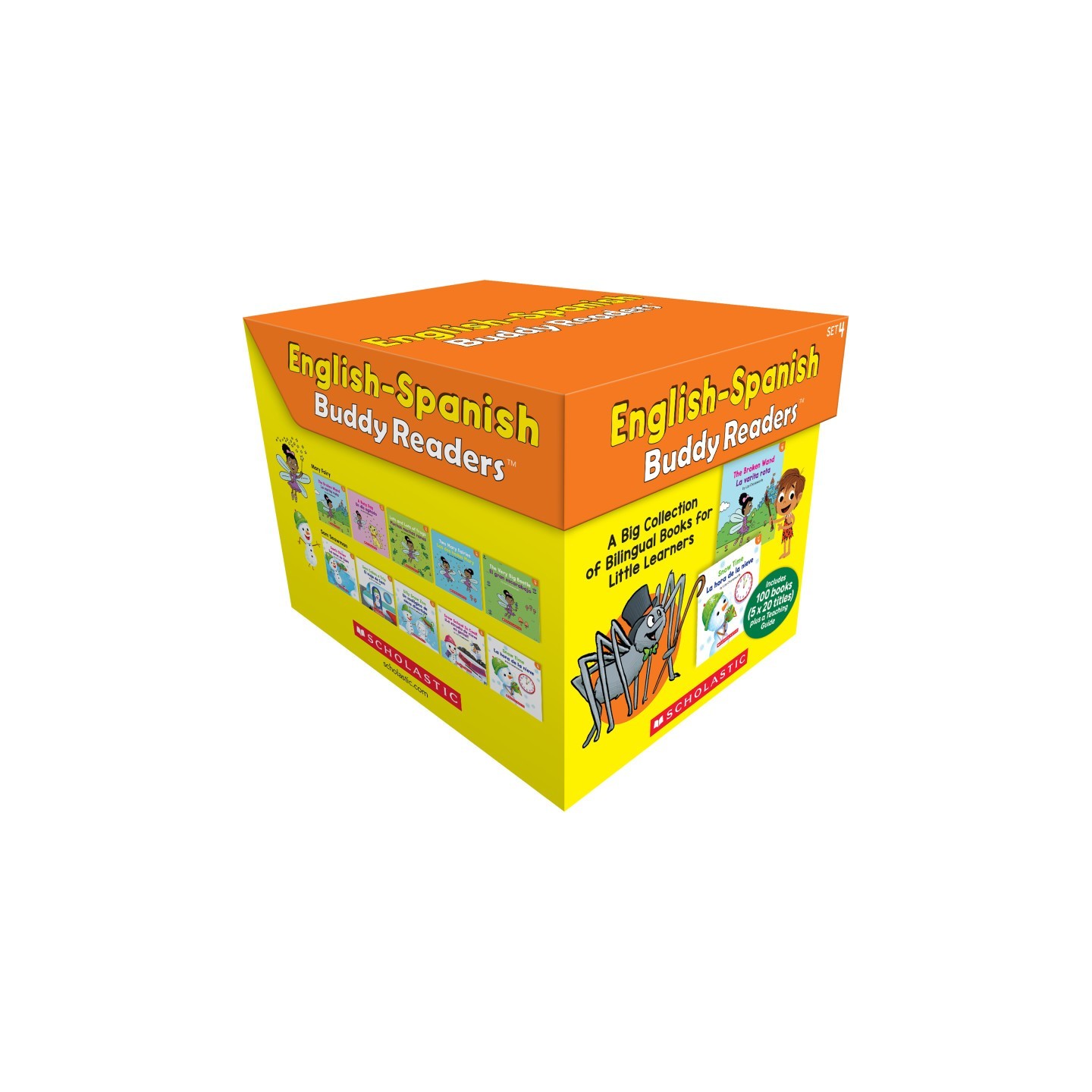 Scholastic Teaching Solutions English-Spanish Buddy Readers: Set 4, Multiple-Copy Set, 100 Books