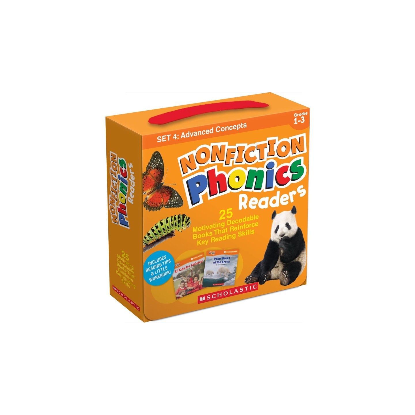 Scholastic Teaching Solutions Nonfiction Phonics Readers Set 4: Advanced Concepts, Single-Copy Set, 25 Books