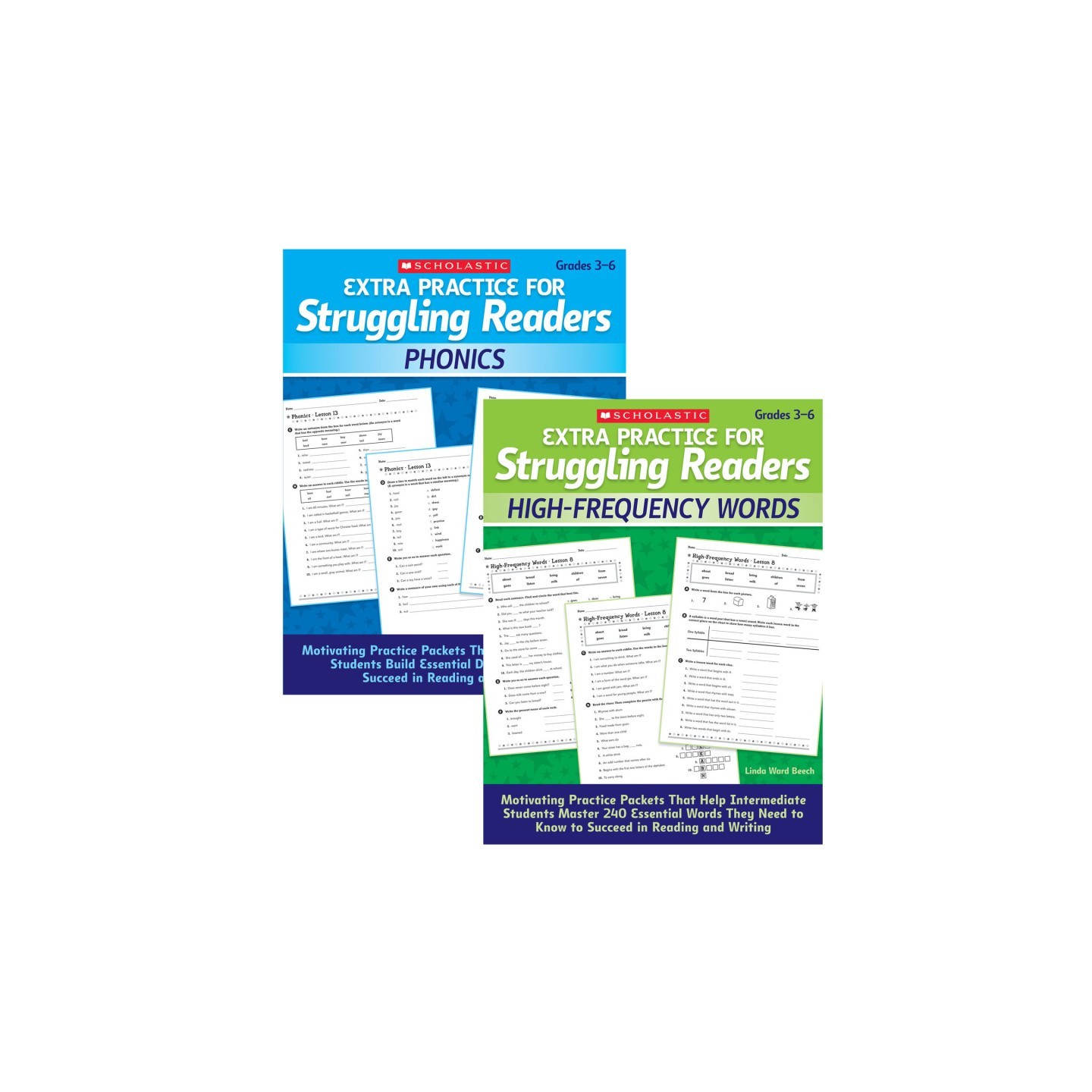 Scholastic Teaching Solutions Extra Practice for Struggling Readers Bundle