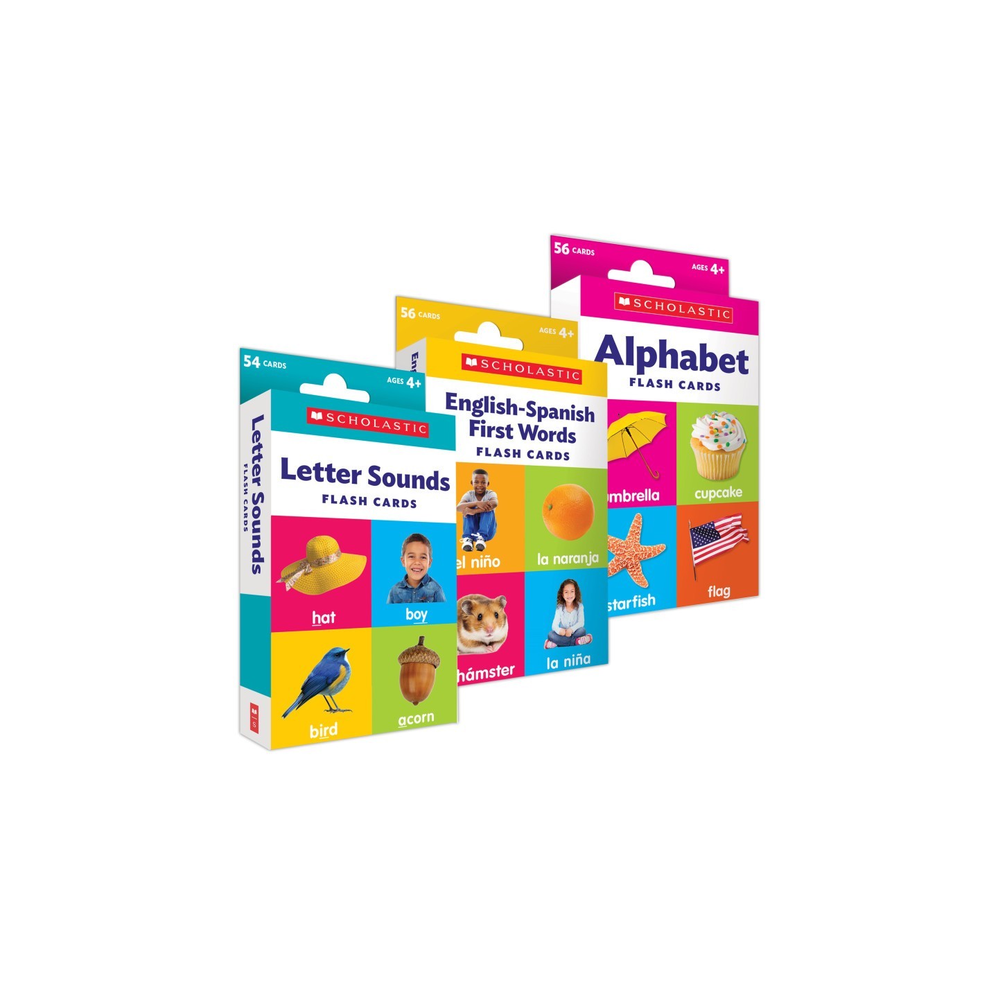 Scholastic Teaching Solutions Flash Cards: Language Set 2, 3 Sets