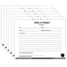 Creative Shapes Etc. Notes to Parents™, Blank Note, 50 Per Pack, 6 Packs