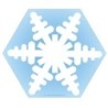 Creative Shapes Etc. Notepad, Snowflake, Large, 5" x 7", 50 Sheets