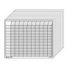 Creative Shapes Etc. Horizontal Incentive Chart, 22" x 28", White, Pack of 12