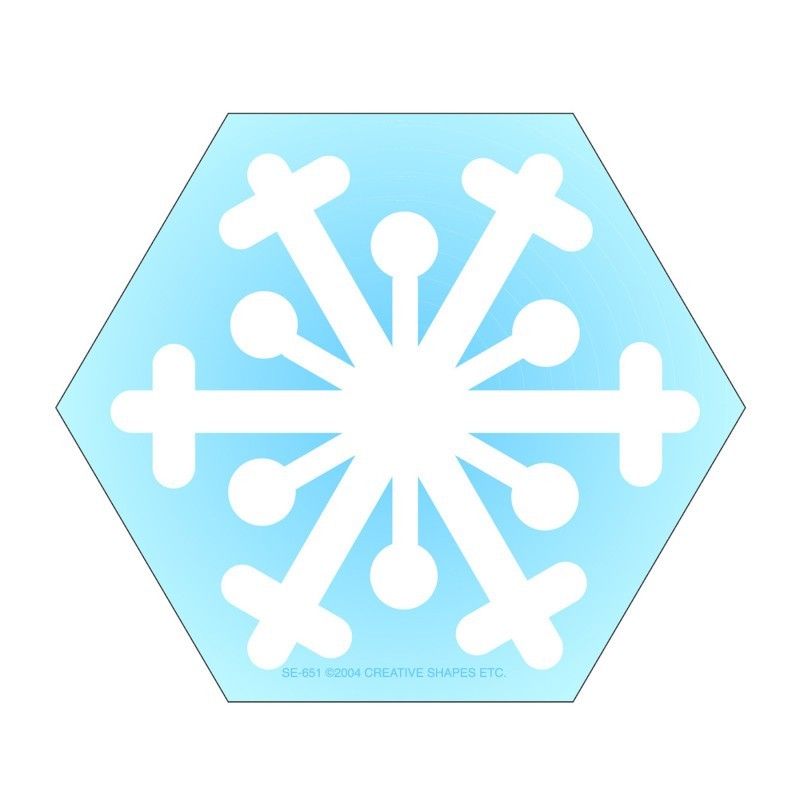 Creative Shapes Etc. Creative Shapes Notepad, Snowflake, Mini