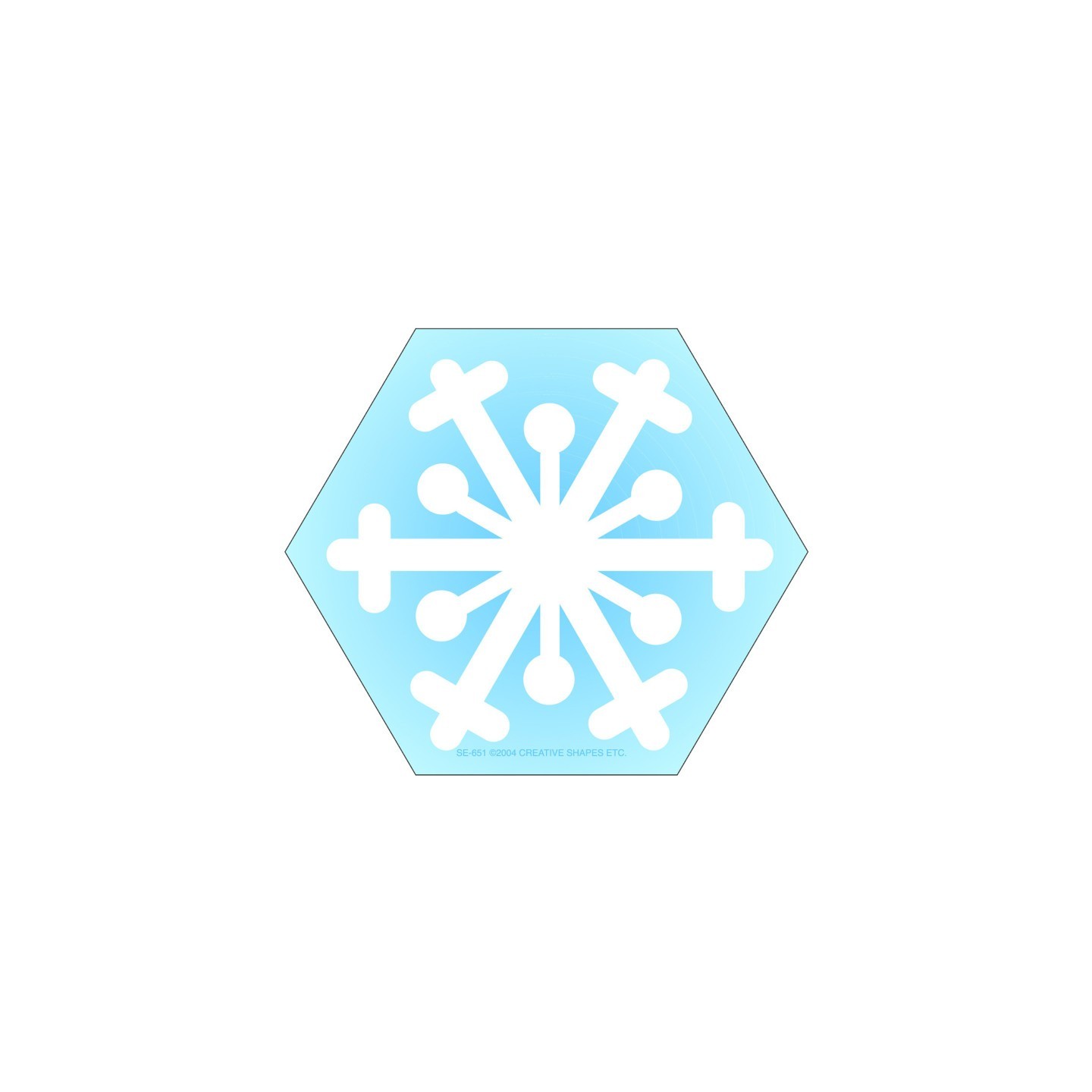 Creative Shapes Etc. Creative Shapes Notepad, Snowflake, Mini
