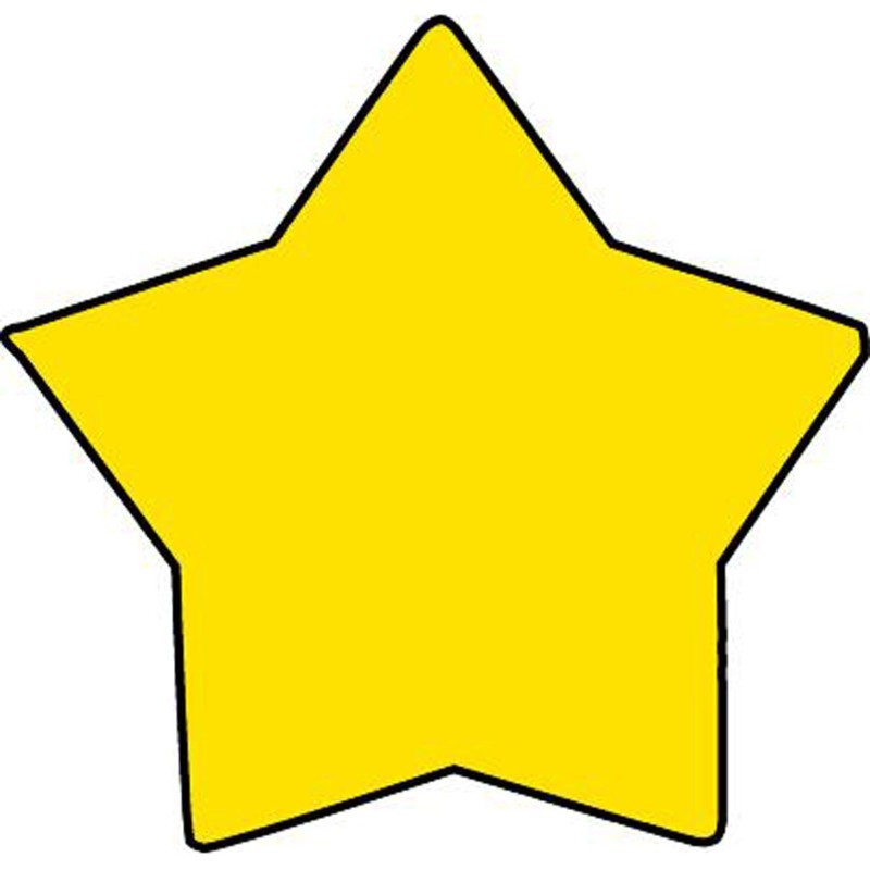 Creative Shapes Etc. Mini Notepad, Star, 3" x 3", 35 Sheets, Pack of 12