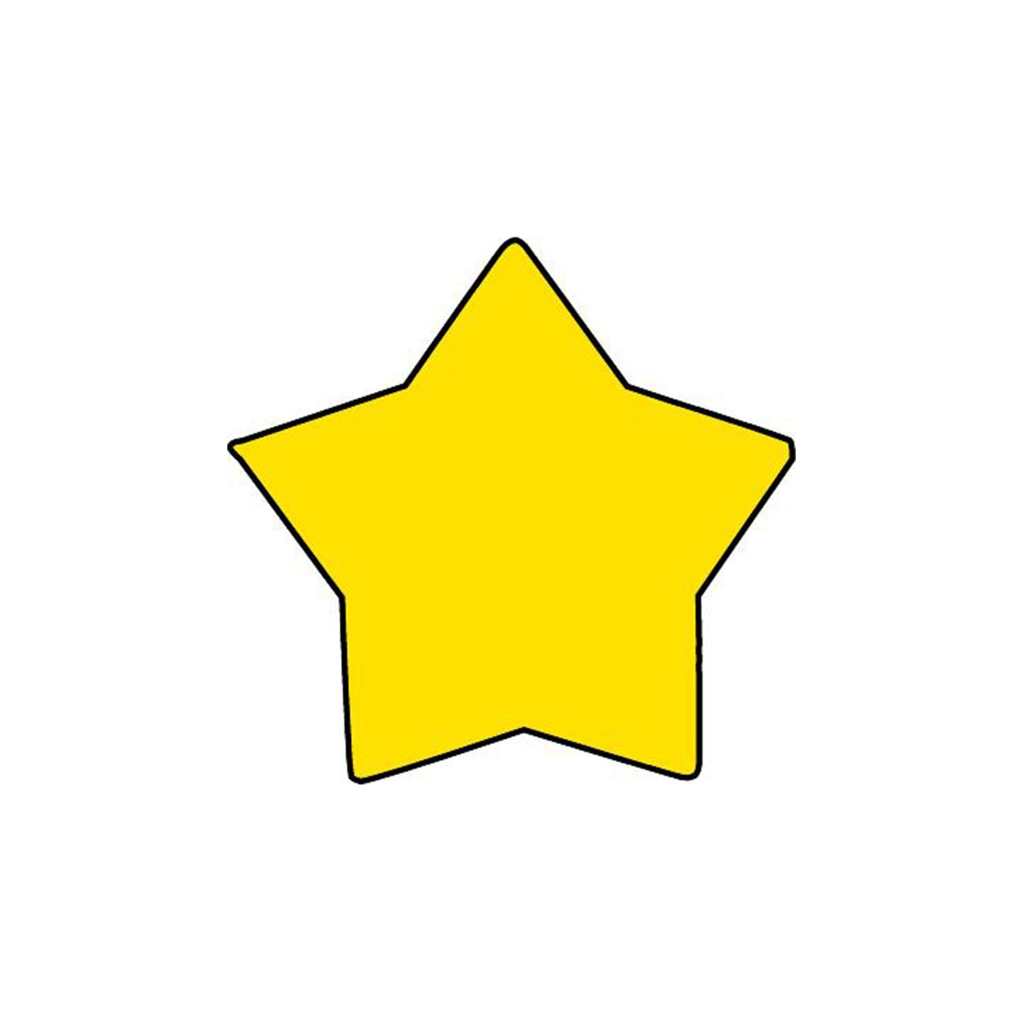 Creative Shapes Etc. Mini Notepad, Star, 3" x 3", 35 Sheets, Pack of 12