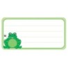 Creative Shapes Etc. Frog Nameplates, 1-5/8" x 3-1/4" , Pack of 36