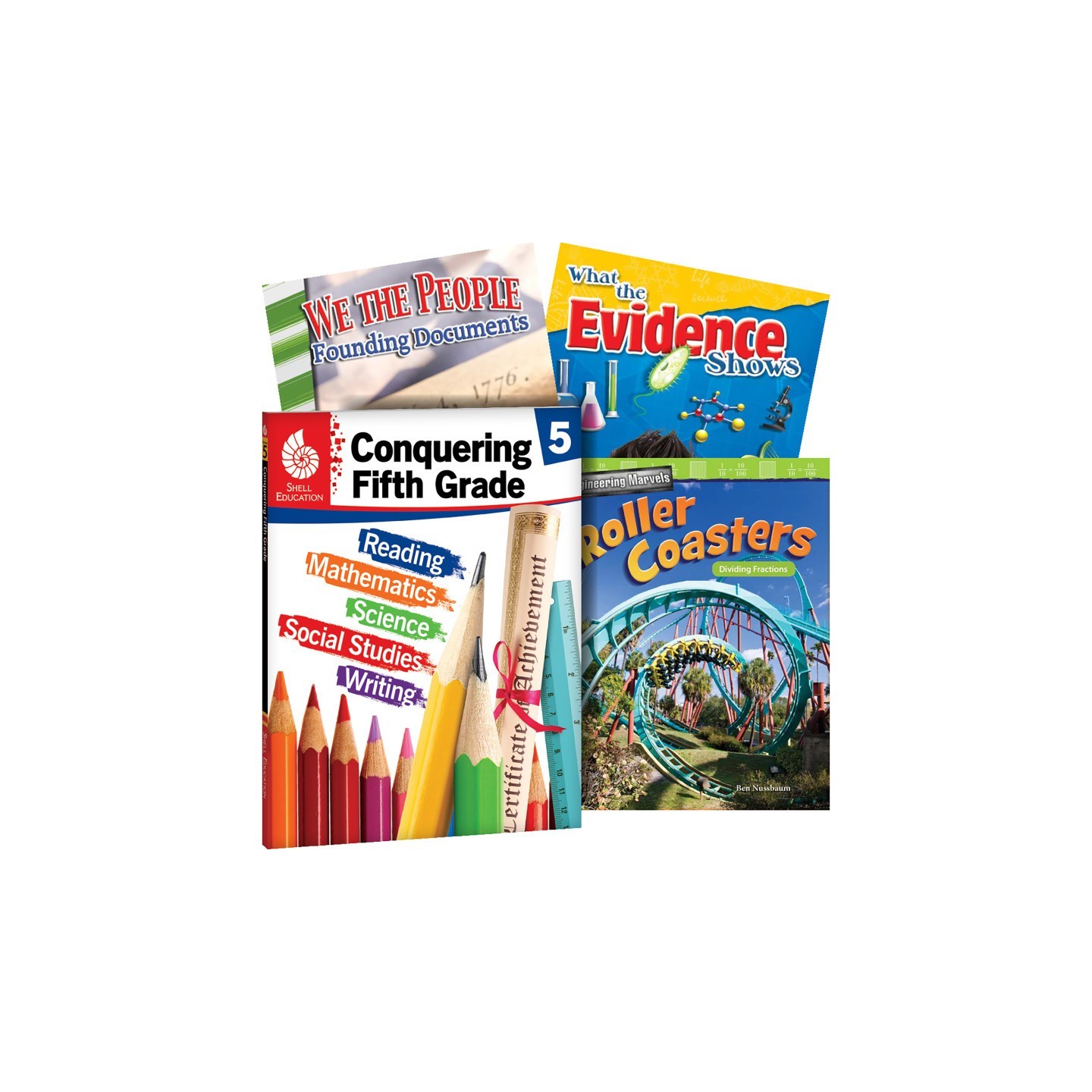 Shell Education Conquering Fifth Grade, 4-Book Set