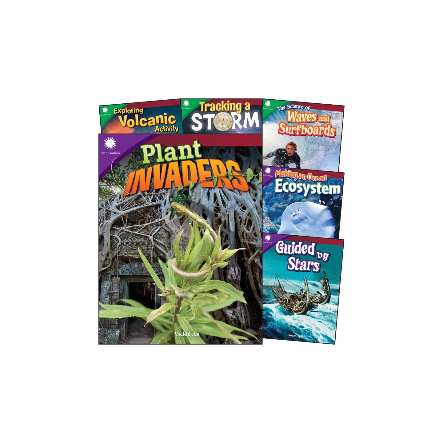 Teacher Created Materials Smithsonian Informational Text: The Natural World, 6-Book Set, Grades 4-5