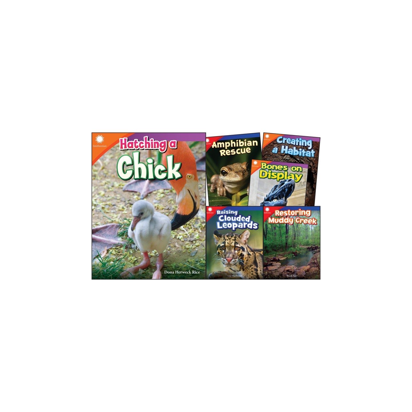 Teacher Created Materials Smithsonian Informational Text: Animals Grades 2-3: 6-Book Set