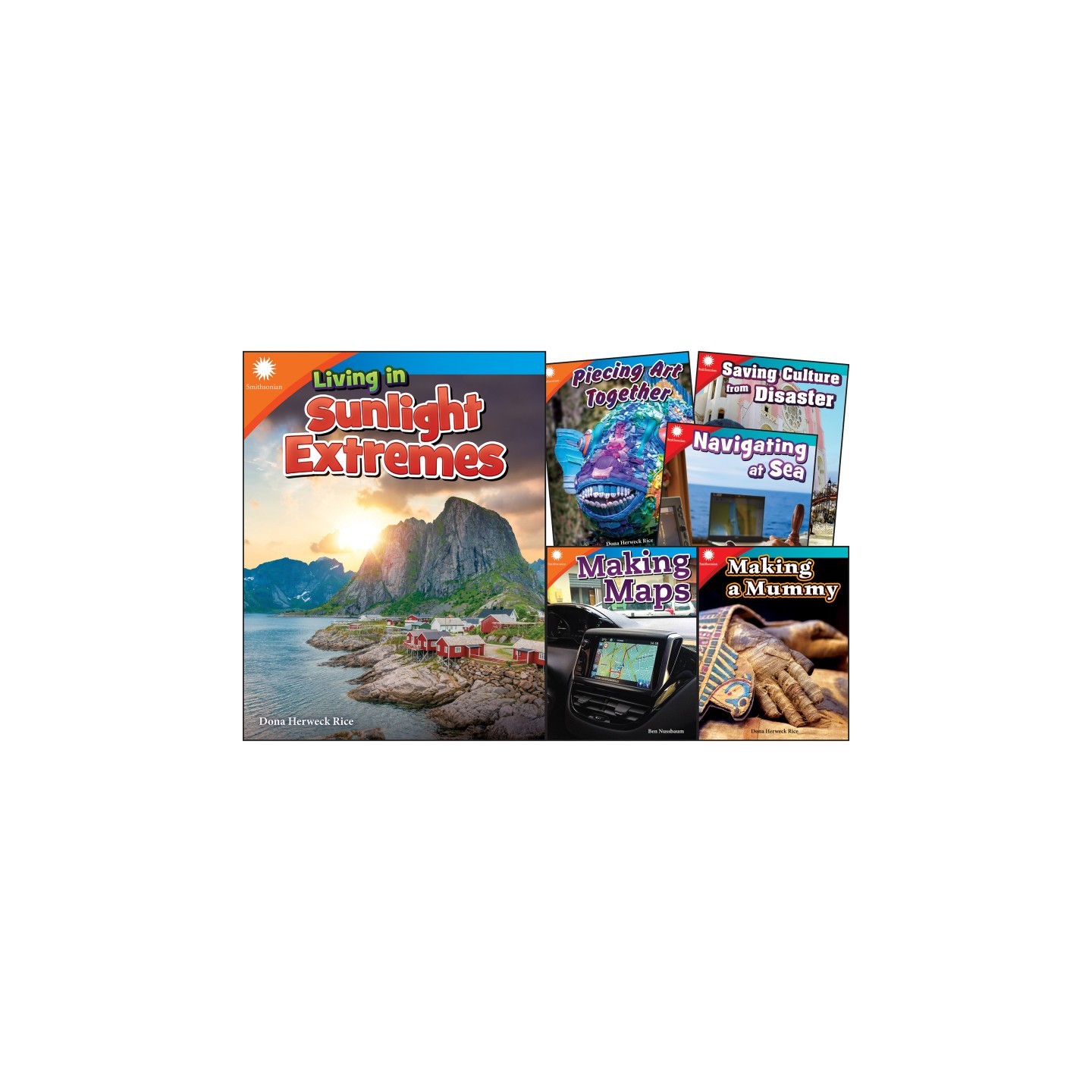 Teacher Created Materials Smithsonian Informational Text: History & Culture Grades 2-3: 6-Book Set