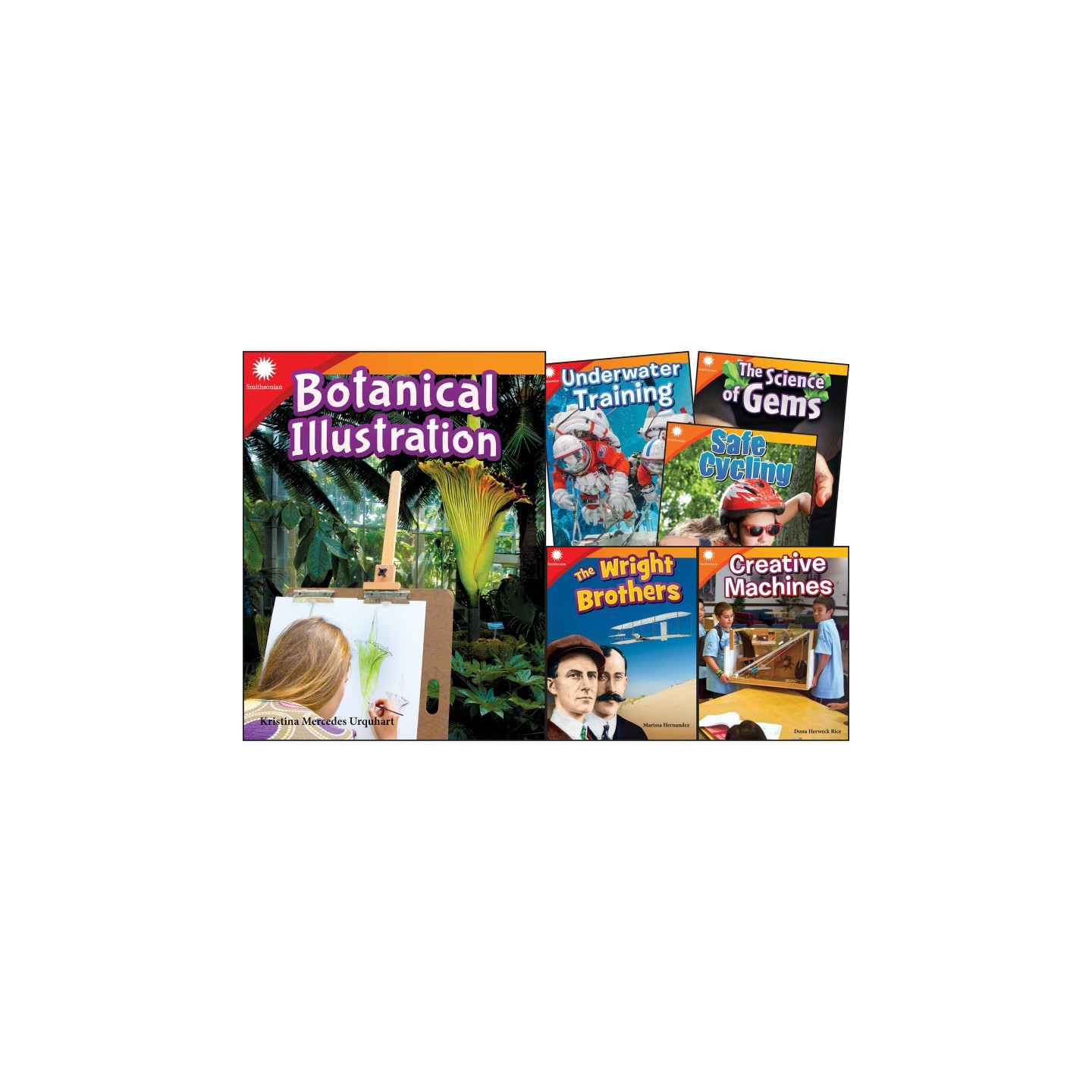 Teacher Created Materials Smithsonian Informational Text: Fun in Action, 6-Book Set, Grades 2-3