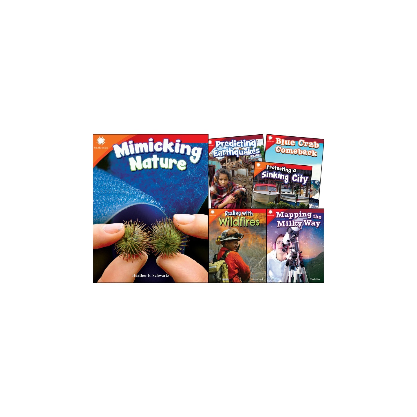 Teacher Created Materials Smithsonian Informational Text: The Natural World, 6-Book Set, Grades 2-3