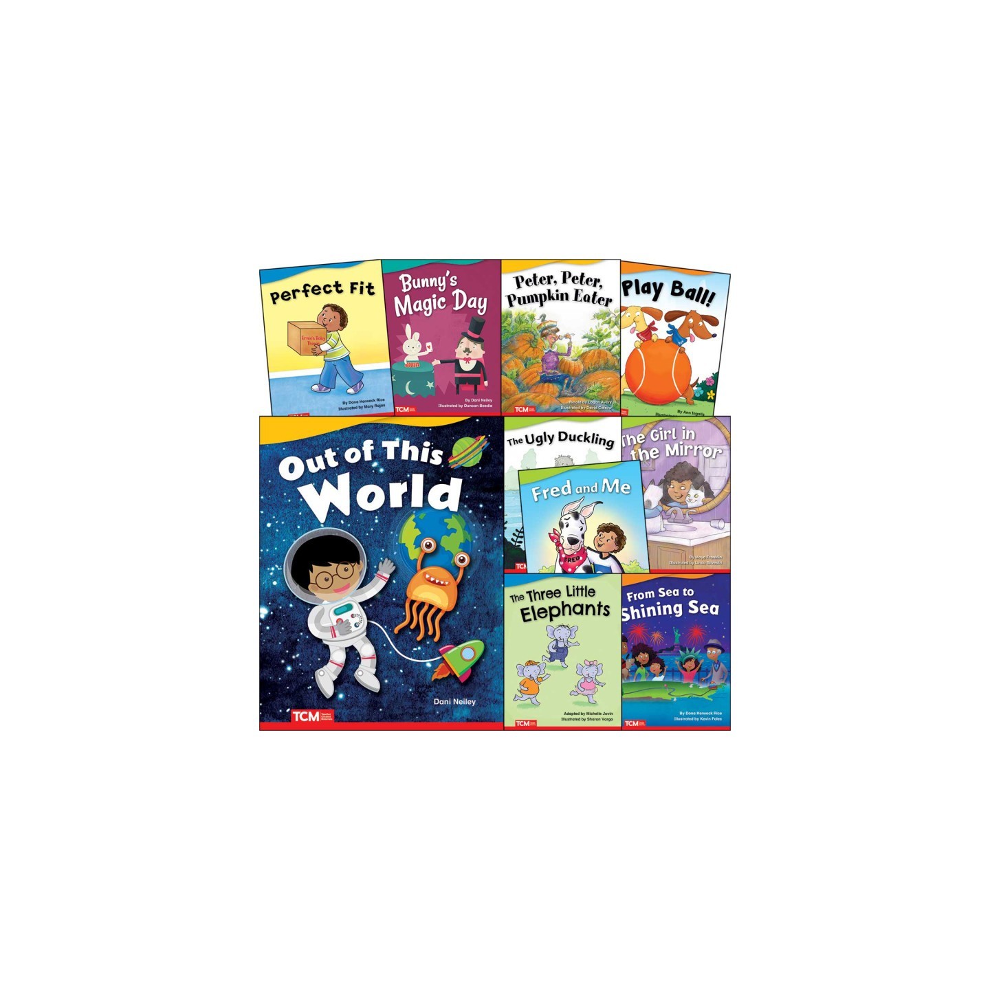 Teacher Created Materials Literary Text Grade K Set 2: 10-Book Set