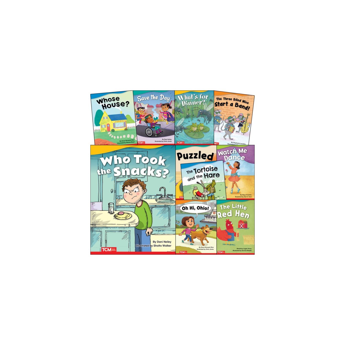Teacher Created Materials Literary Text Grade K Set 3: 10-Book Set