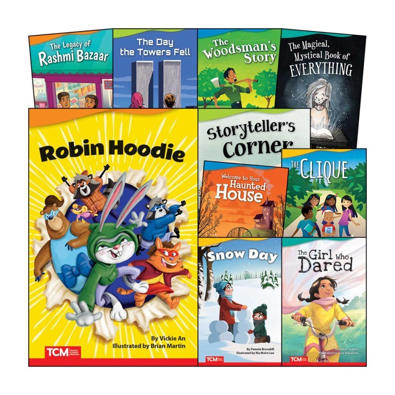 Teacher Created Materials Literary Text Grade 4 Set 3: 10-Book Set