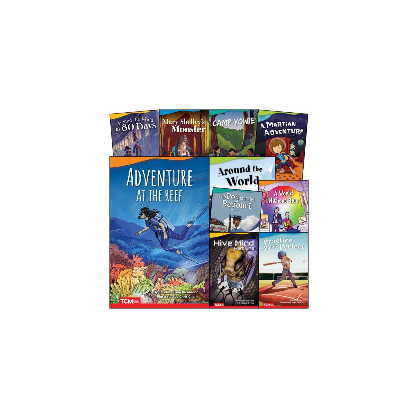Teacher Created Materials Literary Text Grade 5 Set 1: 10-Book Set