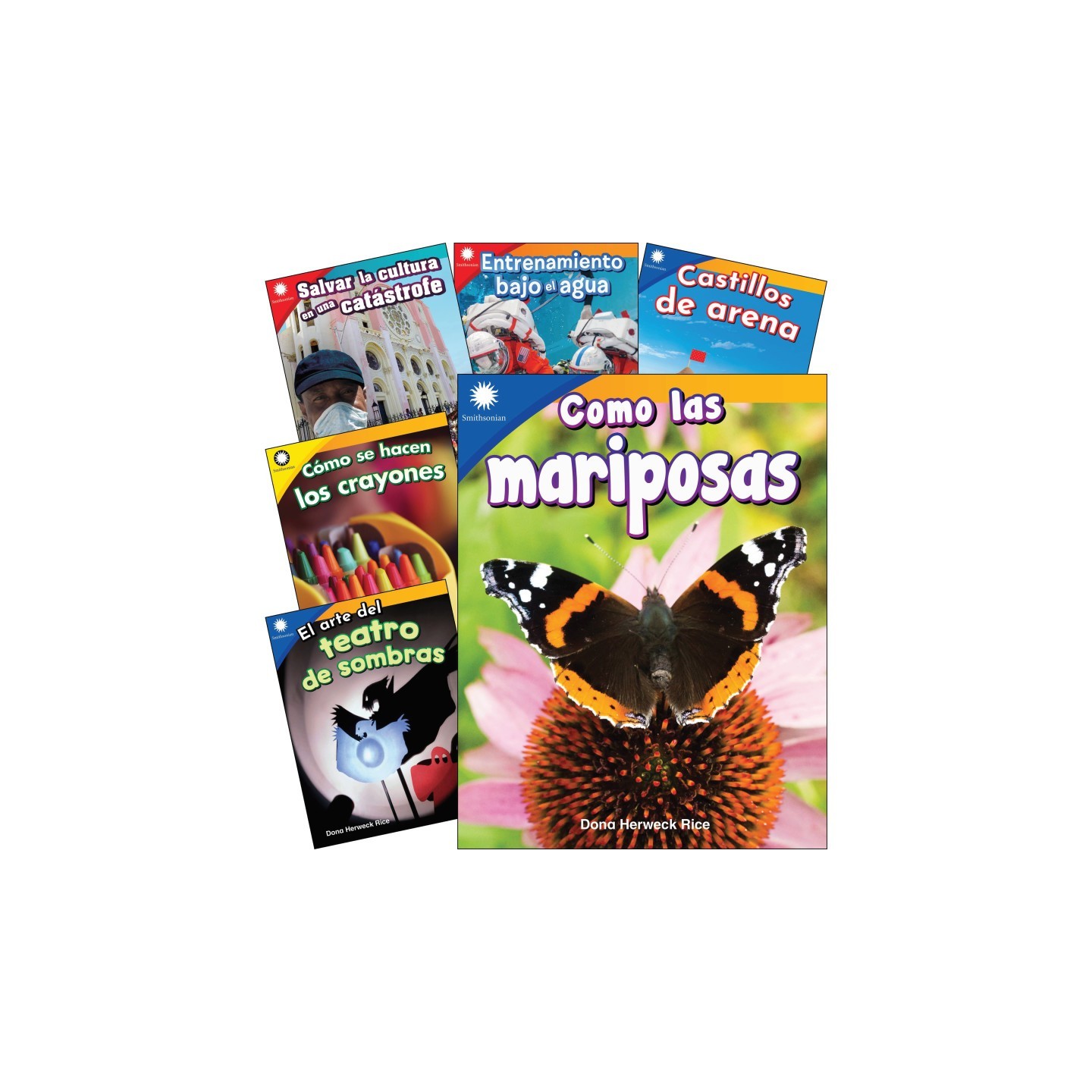 Teacher Created Materials Smithsonian Informational Text: Fun in Action Spanish Grades K-1: 6-Book Set