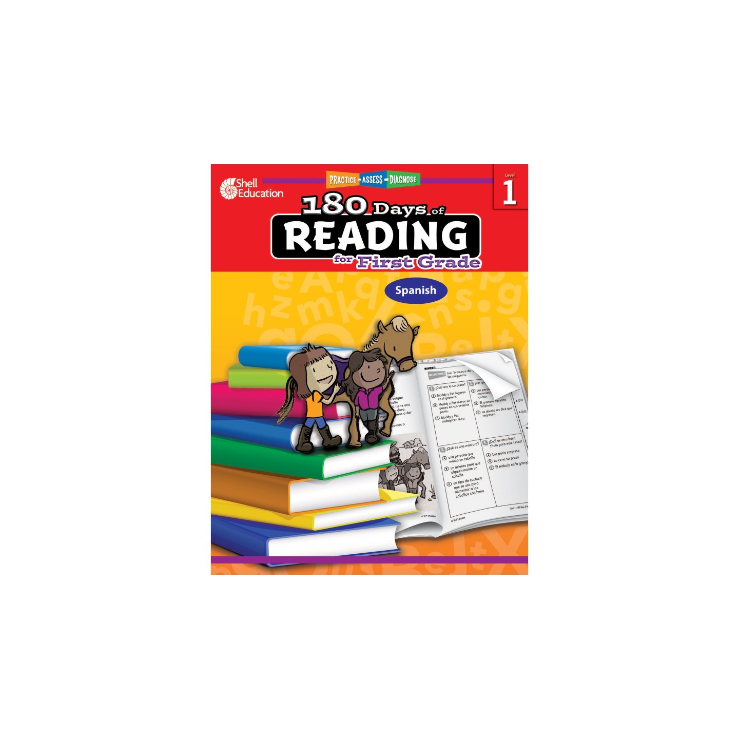 Shell Education 180 Days of Reading for First Grade (Spanish)