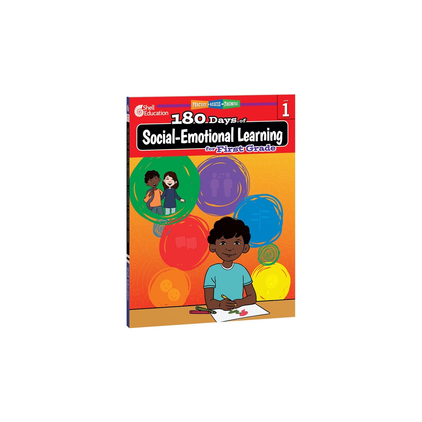 Shell Education 180 Days of Social-Emotional Learning for First Grade