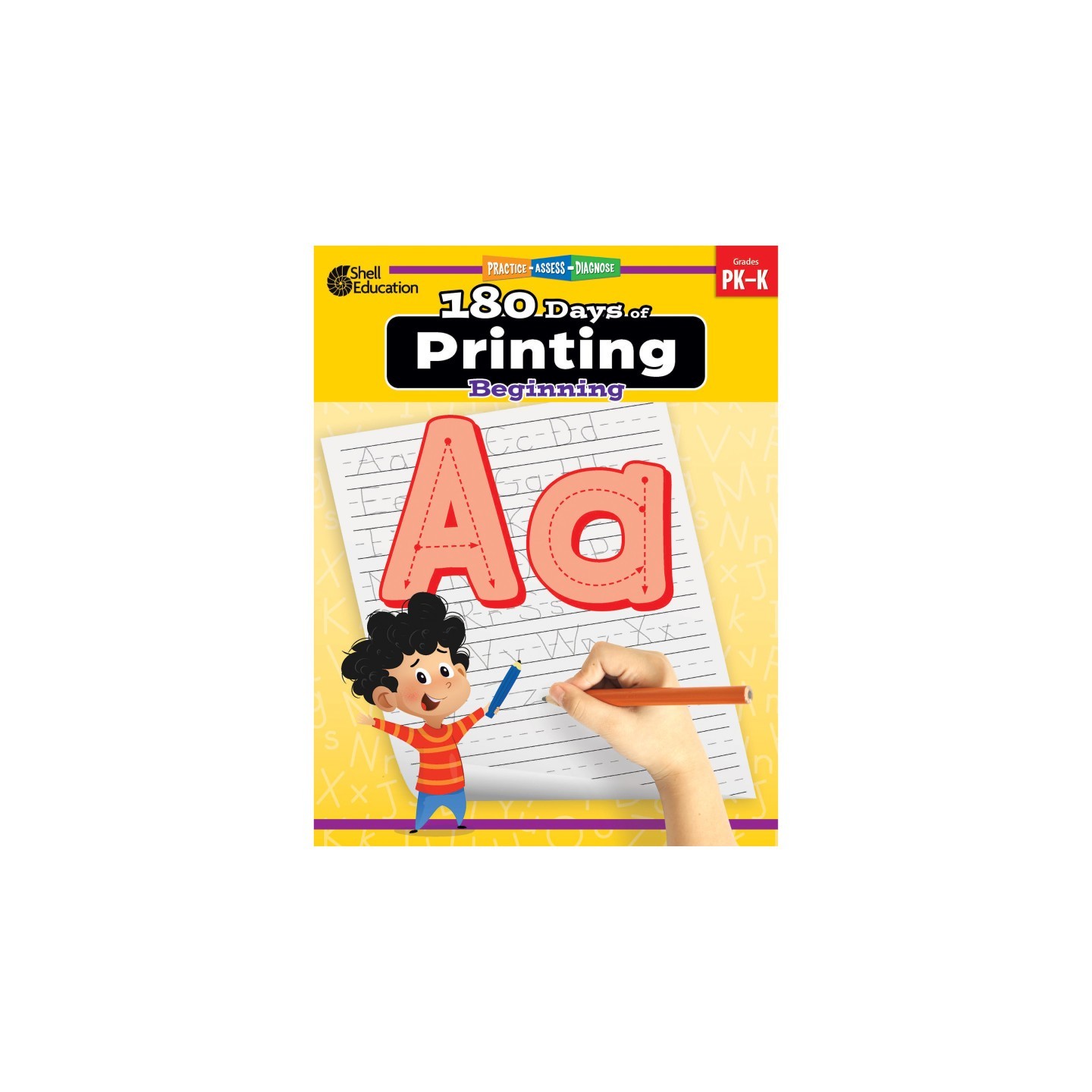 Shell Education 180 Days of Printing: Beginning