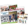 Teacher Created Materials iCivics Grade 1: Community & Social Awareness 5-Book Set + Game Cards