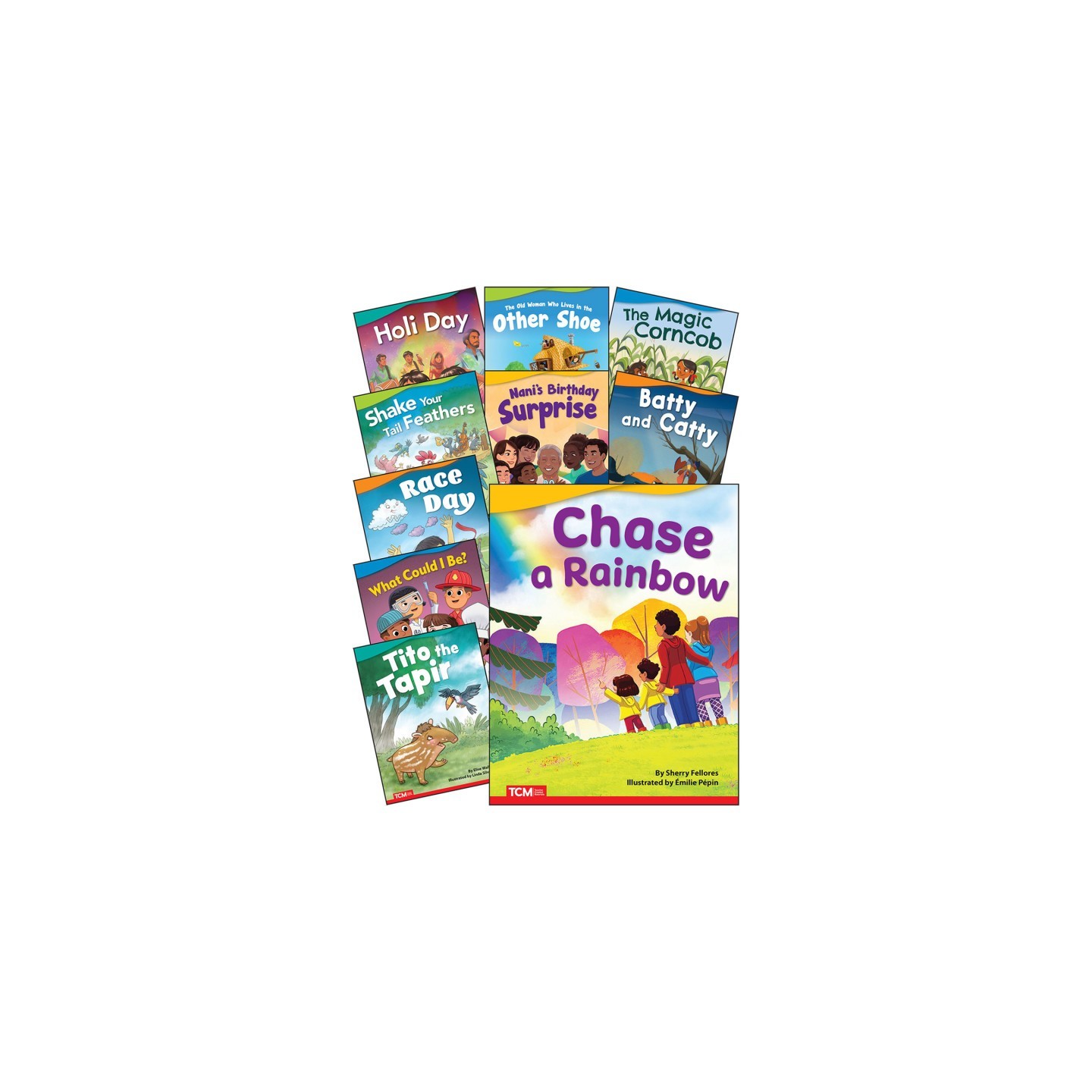Teacher Created Materials Literary Text Grade 1 Readers Set 2 10-Book Set