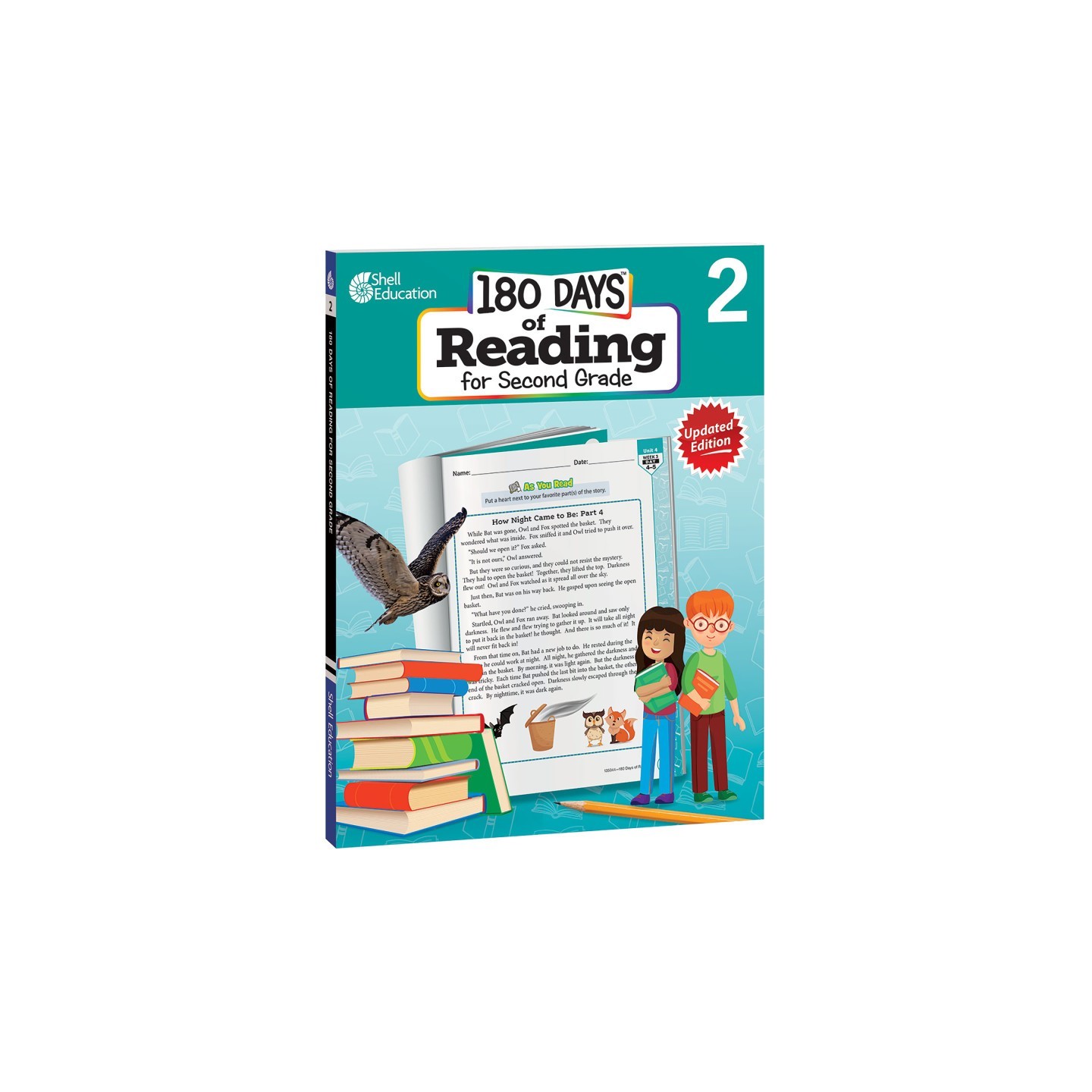 Shell Education 180 Days of Reading 2nd Edition, Grade 2