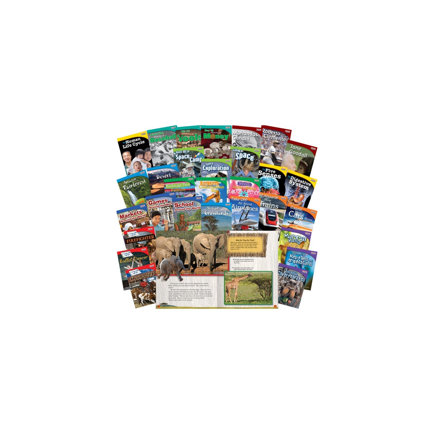Shell Education TIME FOR KIDS® Informational Text Grade 3 Readers, 30-Book Set
