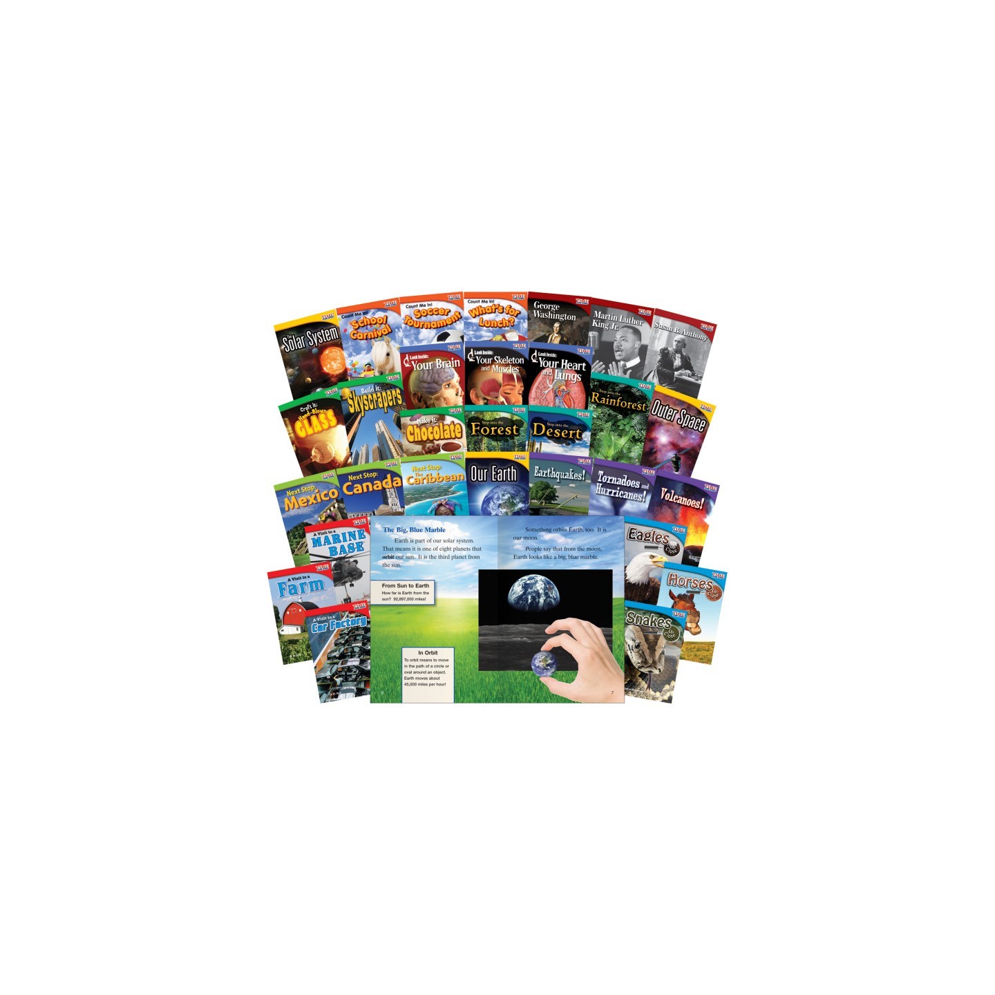 Shell Education TIME FOR KIDS® Informational Text Grade 2 Readers, 30-Book Set