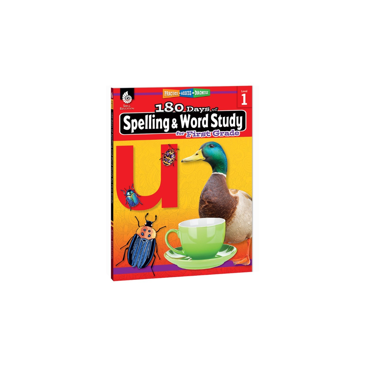 Shell Education 180 Days of Spelling and Word Study for First Grade