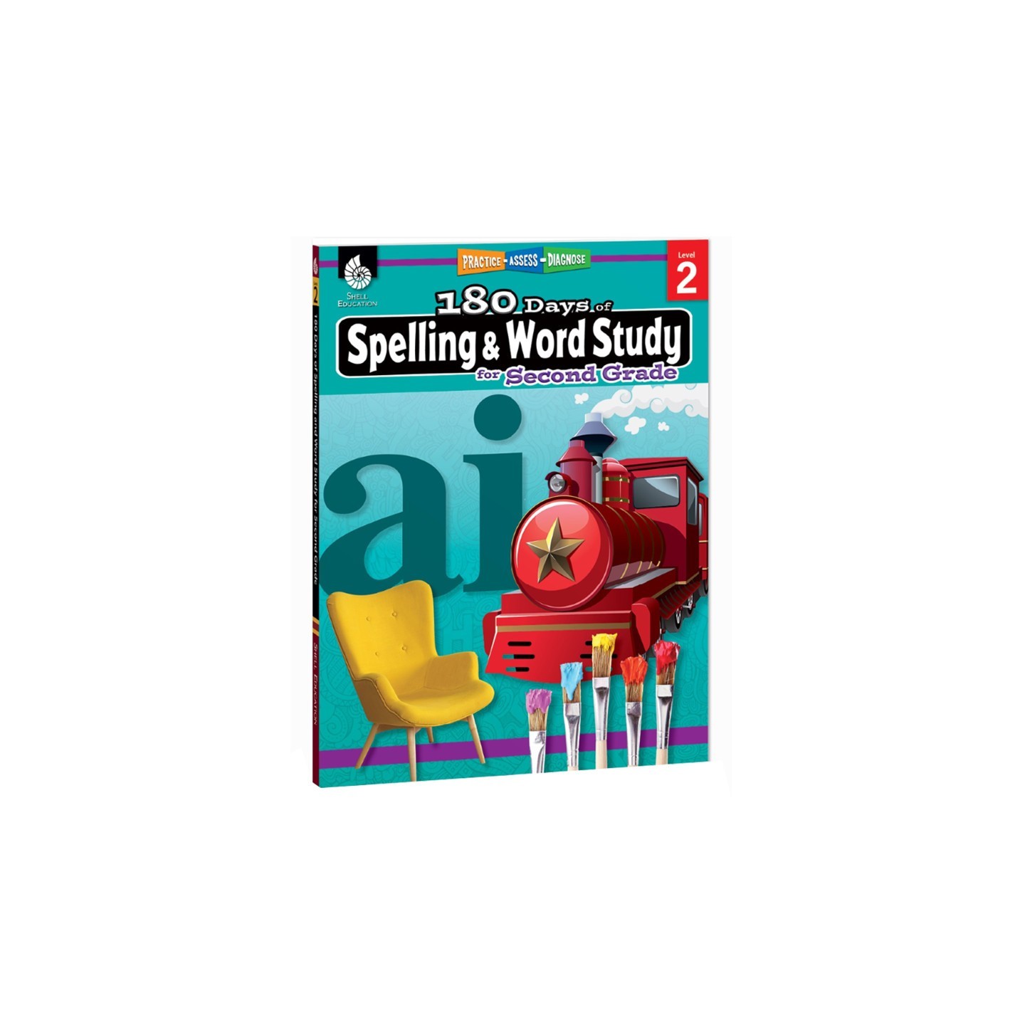 Shell Education 180 Days of Spelling and Word Study for Second Grade