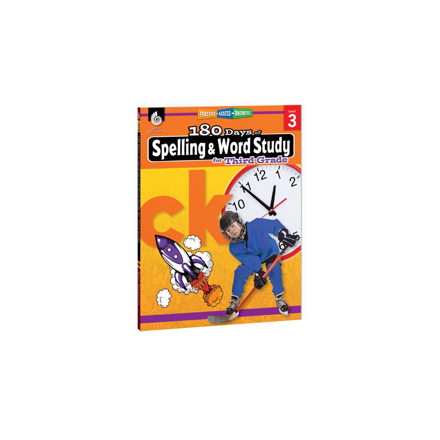 Shell Education 180 Days of Spelling and Word Study for Third Grade