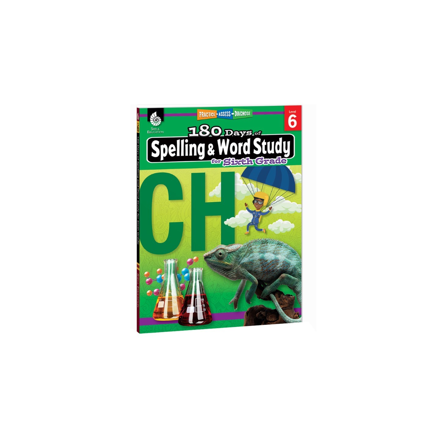 Shell Education 180 Days of Spelling and Word Study for Sixth Grade