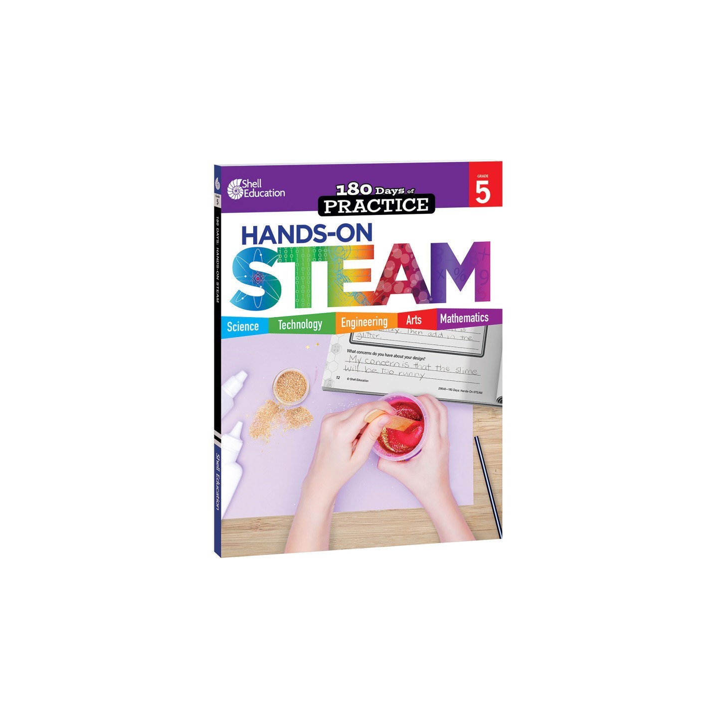 Shell Education 180 Days: Hands-On STEAM, Grade 5