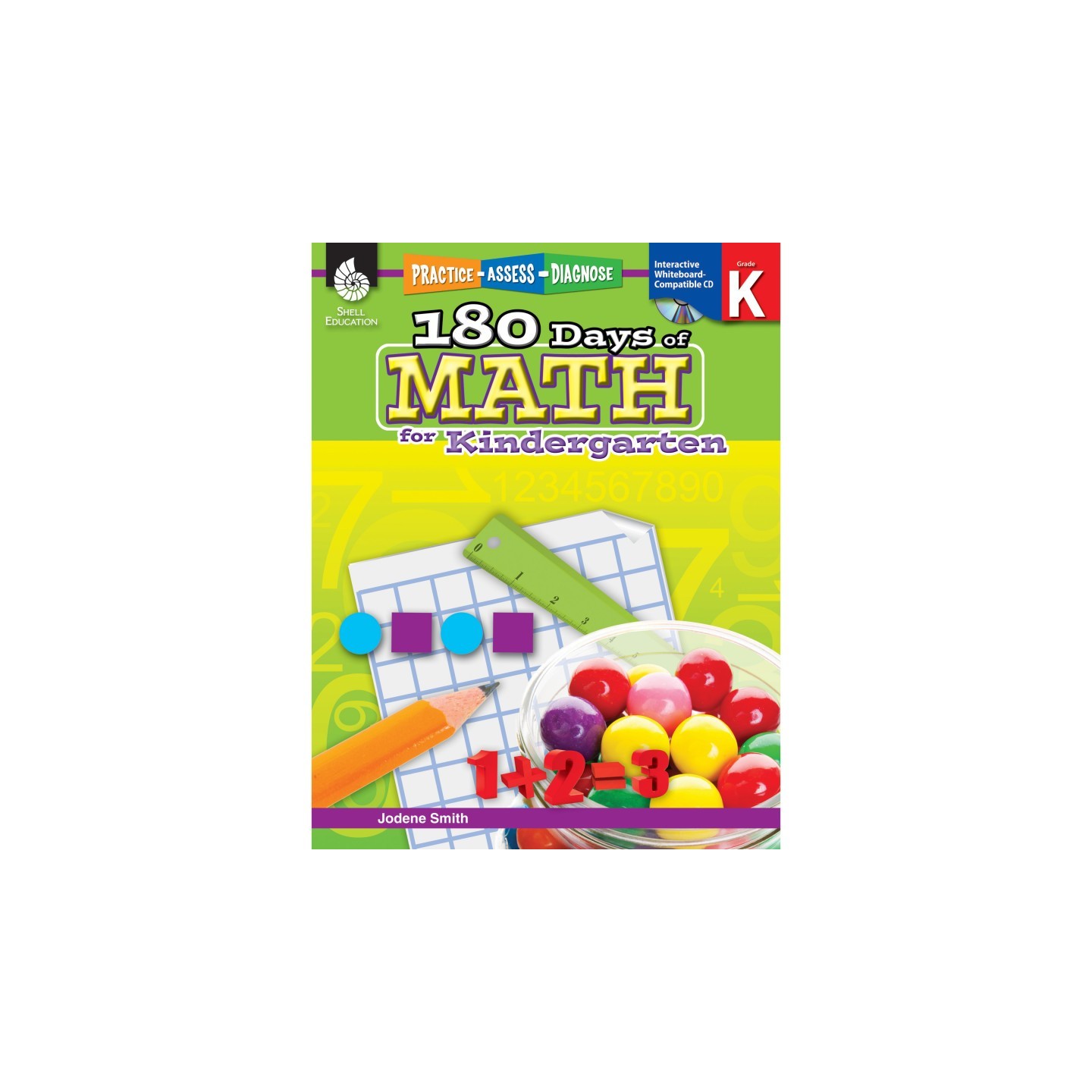 Shell Education 180 Days of Math for Kindergarten