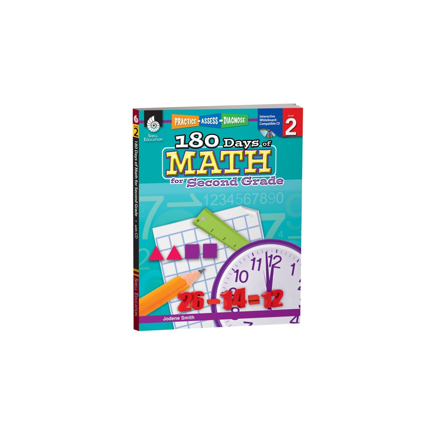 Shell Education 180 Days of Math for Second Grade