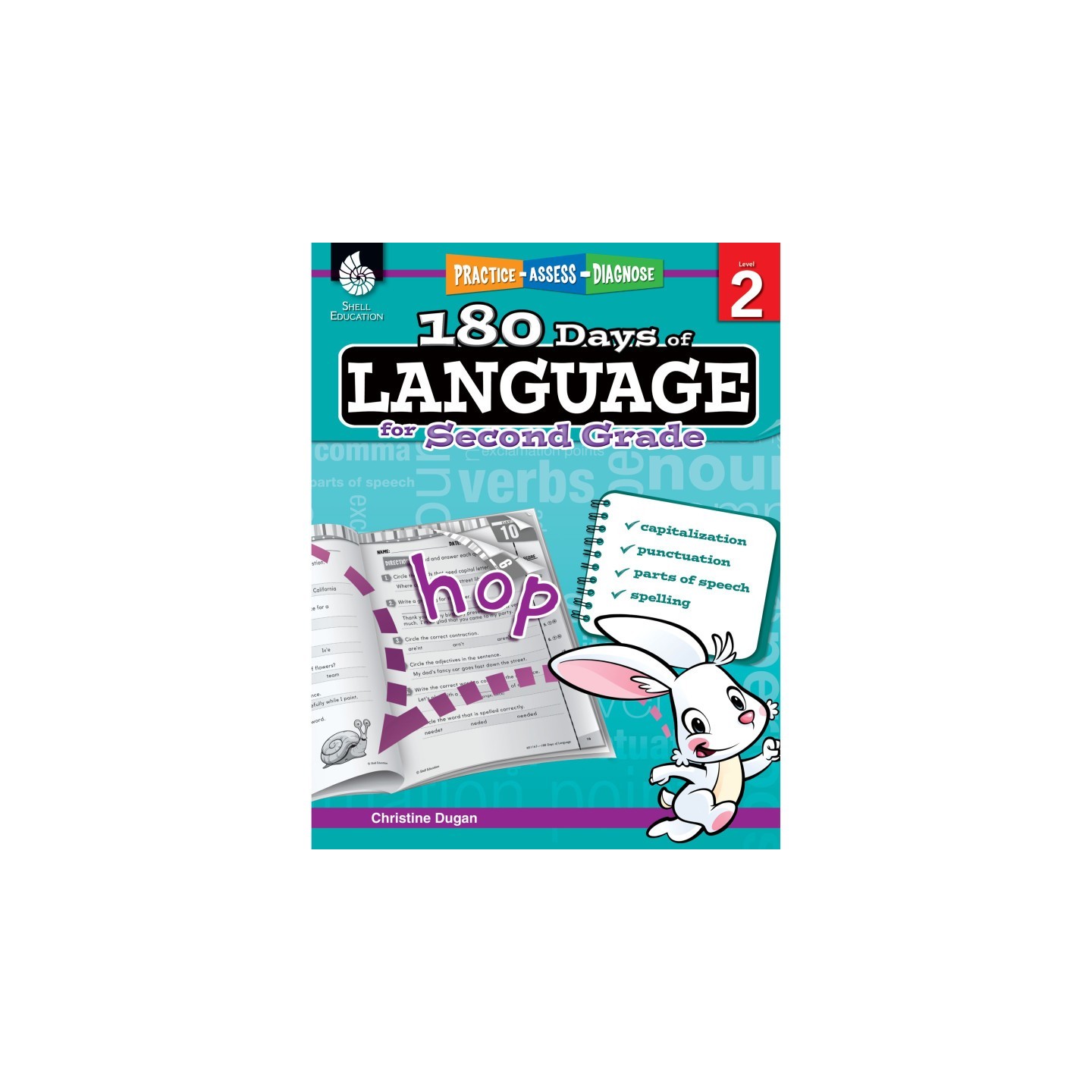 Shell Education 180 Days of Language for Second Grade