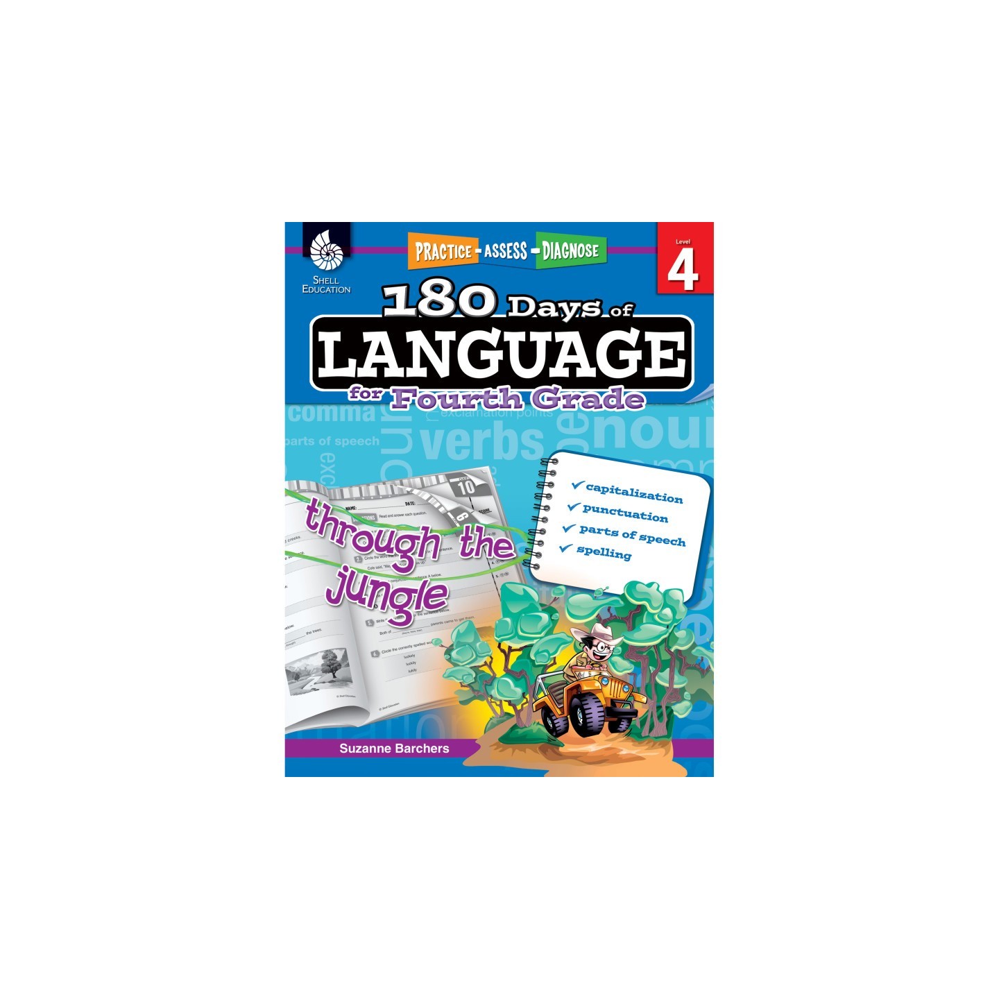 Shell Education 180 Days of Language for Fourth Grade