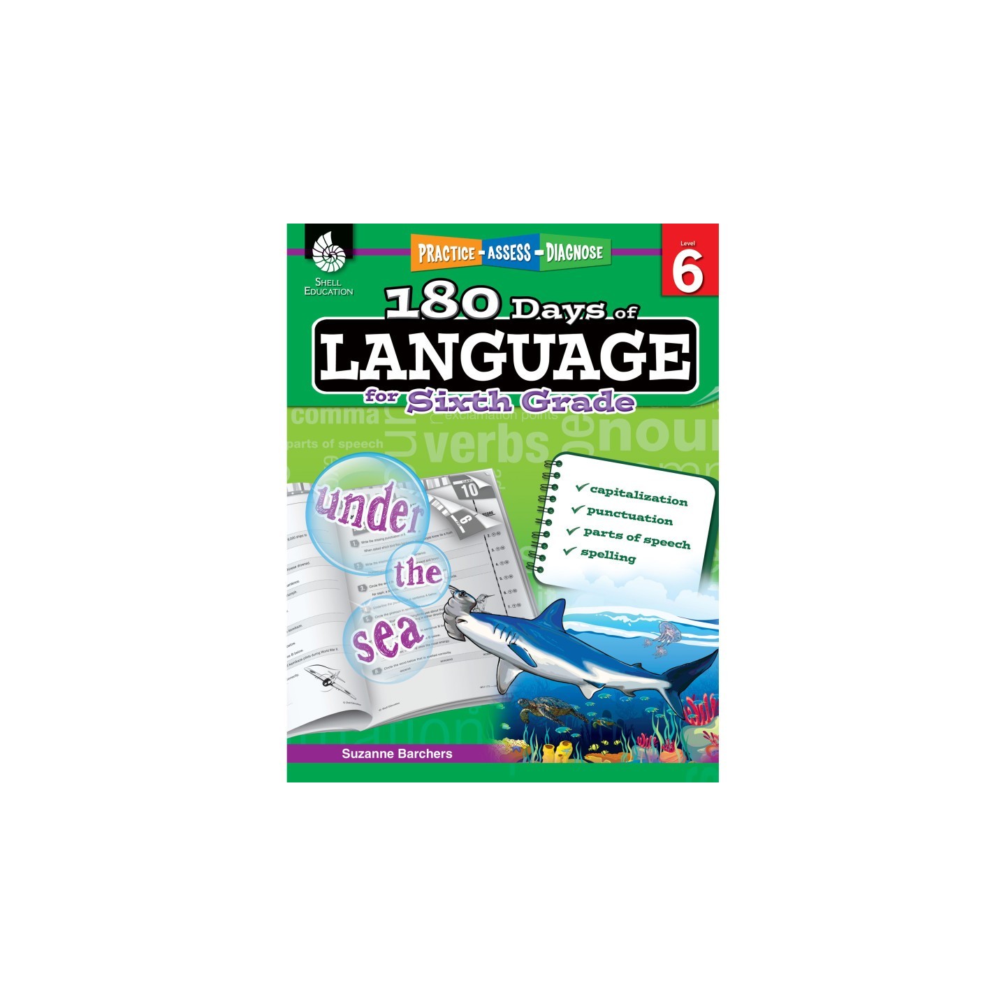 Shell Education 180 Days of Language for Sixth Grade