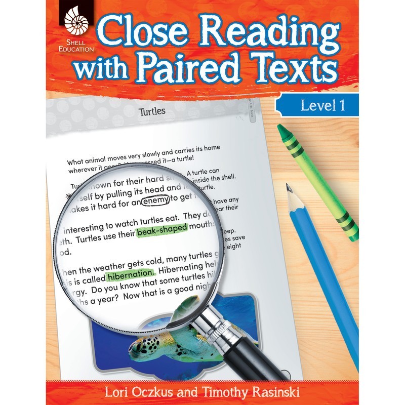 Shell Education Close Reading with Paired Texts Level 1