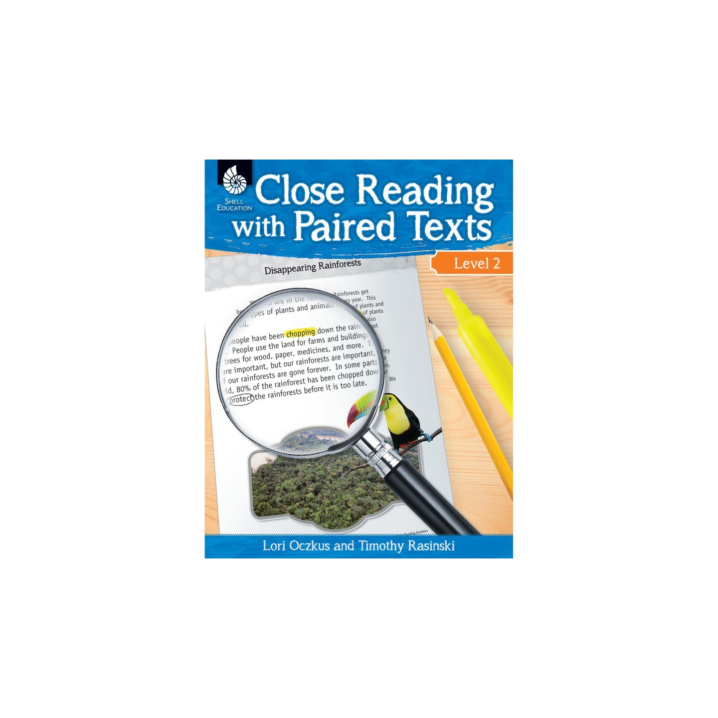 Shell Education Close Reading with Paired Texts Book, Level 2